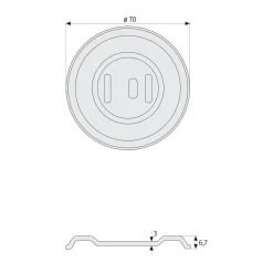 Giterrostsicherung GS20 ^ Abus Sale