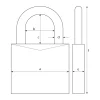 Zahlenschloss 158/50 ^ Abus Clearance