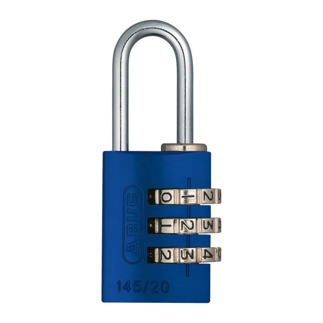 Zahlenschloss 145/20 Aluminium blau ^ Abus Online