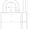 Zahlenschloss 148TSA/30 B ^ Abus