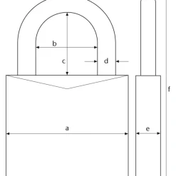 Zahlenschloss 148TSA/30 B ^ Abus