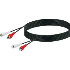 A-Cinch-Audio-Verläng. 5m sw ^ Schwaiger Clearance