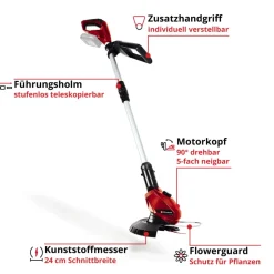 Akku-Rasentrimmer GE-CT 18 Li Solo ^ Einhell Online
