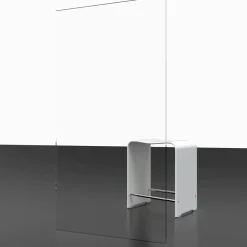 Alexa Style 2.0 Drehtuer inkl Seitenwand192x90x90cm Alu Natur, Klar hell ^ Schulte New