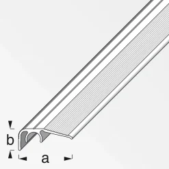 Abschluss-Profil Clipstech 32 x 12,5 mm 1m titan ^ Alfer Clearance