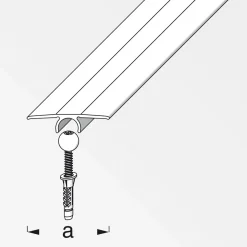 Übergangsprofil Clipstech-vario 33 mm 0,9m buche ^ Alfer Outlet