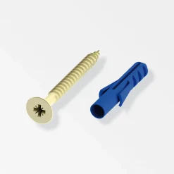Schraube mitDübel 3 x 30 mm 10 Stück ^ Alfer Discount