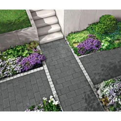 Allee-Pflaster, 16x24x8 cm DiamantSchiefer, kugelgestrahlt ^ New