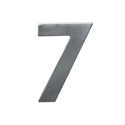 Edelstahl-Hausnummer 7 satiniert ^ Alpertec Sale