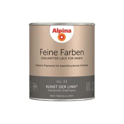Buntlack Feine Farben Lack No 34 Kunst der Linie edelmatt 750ml ^ Alpina Outlet