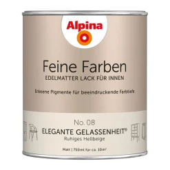 Buntlack Feine Farben Lack No 08 Elegante Gelassenheit edelmatt 750ml ^ Alpina Sale