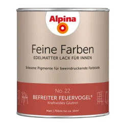 Buntlack Feine Farben Lack No 22 Befreiter Feuervogel edelmatt 750ml ^ Alpina Sale