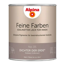 Buntlack Feine Farben Lack No 05 Dichter der Erde edelmatt 750ml ^ Alpina Outlet