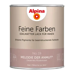 Buntlack Feine Farben Lack No 19 Melodie der Anmut edelmatt 750ml ^ Alpina Clearance