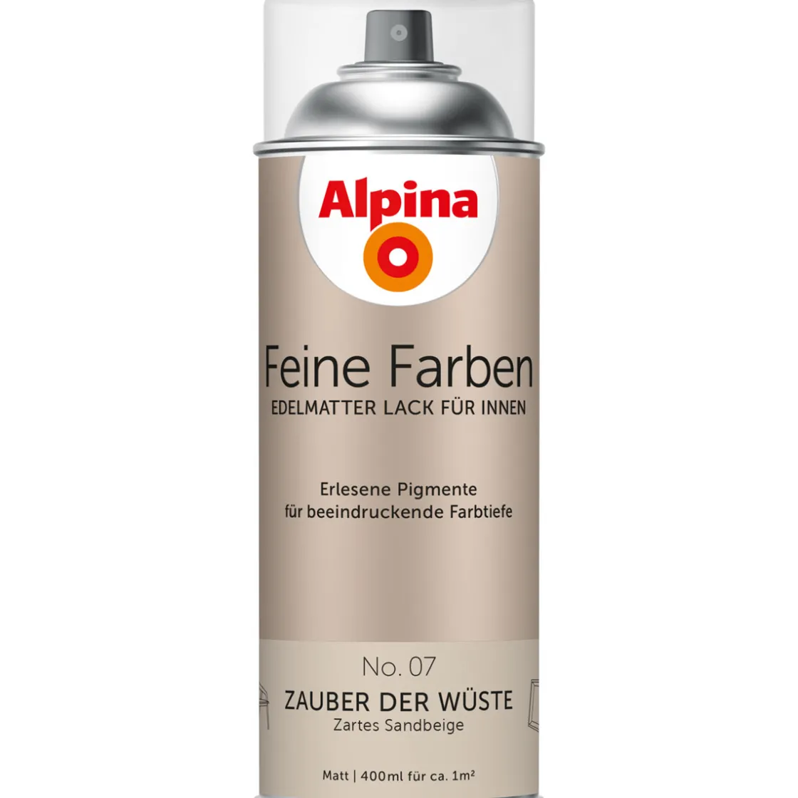 Buntlack Feine Farben Sprühlack No 07 Zauber der Wüste edelmatt 400ml ^ Alpina New
