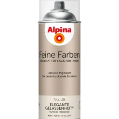 Buntlack Feine Farben Sprühlack No 08 Elegante Gelassenheit edelmatt 400ml ^ Alpina Outlet