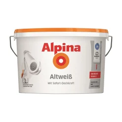 Wandfarbe Altweiß Matt L ^ Alpina Best