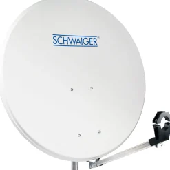 Alu-SAT-Spiegel 80 cm, hellgrauAlu-Line ^ Schwaiger Outlet