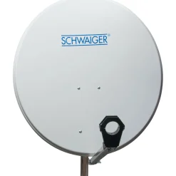 Alu-SAT-Spiegel 80 cm, hellgrauAlu-Line ^ Schwaiger Outlet