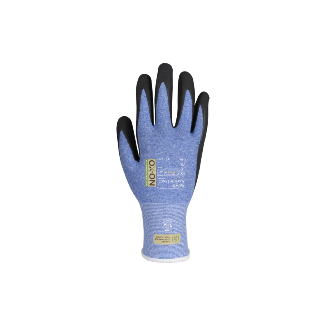 Arbeitshandschuh Recycle Supreme blau ^ Sale
