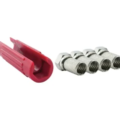 Aufdrehhilfe-Set inkl. 4-F-Stecker ^ Schwaiger Hot