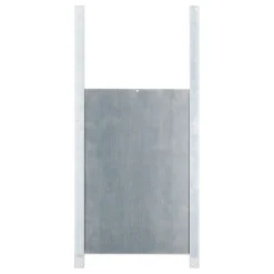 Automatik-Hühnertür 22 x 33 cm grau ^ New