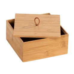 Badbox mit Deckel M Mod. Terra, Bambu ^ Wenko