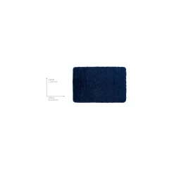 Badematte Belize marineblue,60x90,Microp ^ Wenko