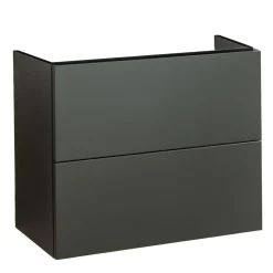 BADMOBIL Waschtischunterschrank CRAFT 63 x 54 x 36 cm 2 Schubladen mit Push-To-Open grün-matt ^ Sale