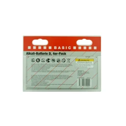 Alkaline-D-Batterie 1,5V 4 Stück ^ Basic Best