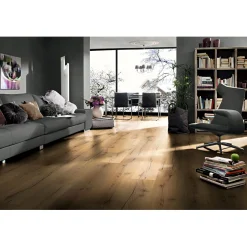 Laminatboden Century Oak beige 138 x 19,3 cm ^ Basic Sale