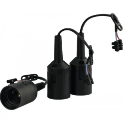 Lampenfassungsset schwarz 3er-Pack ^ Basic Discount