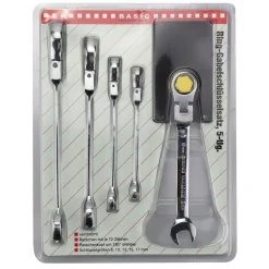 Ring-Gabel-Schlüsselsatz 5 teilig ^ Basic New
