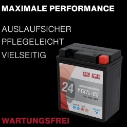 Batterie GEL YTX7L-BS 7Ah 160A ^ Online