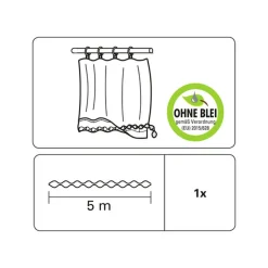 Beschwerungsband 5 m f. Gardinen w ^ Gardinia Outlet