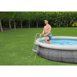 Poolleiter Flowclear 100 x 45 cm für 76 und 84 cm Höhe ^ Bestway Best