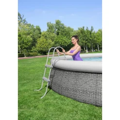 Poolleiter Flowclear 100 x 45 cm für 76 und 84 cm Höhe ^ Bestway Best