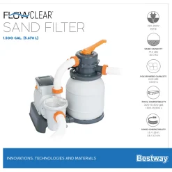 Sandfilteranlage Flowclear ^ Bestway Discount