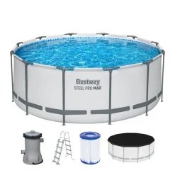 Steel Pro Max Frame-Pool-Set366x122cm Dm. 3,66x1,22m ^ Bestway Clearance