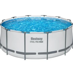Steel Pro Max Frame-Pool-Set366x122cm Dm. 3,66x1,22m ^ Bestway Clearance