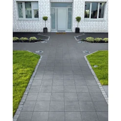 Beton Gehwegplatte Anthrazit x4 cmmit Fase ^ Lusit Best