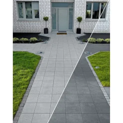 Beton Gehwegplatte Anthrazit x4 cmmit Fase ^ Lusit Best