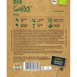 Bio-Salatgurke 30 cm ^ New