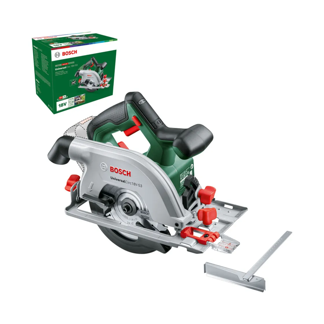 Akku- Kreissäge Universalcirc 18V-53 solo ^ Bosch Discount