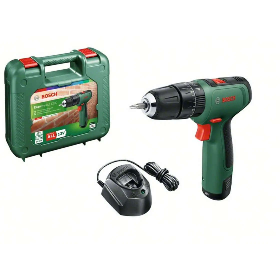 Akku-Schlagbohrschrauber-Set EasyImpact 1200 1 Akku 4-teilig ^ Bosch Online