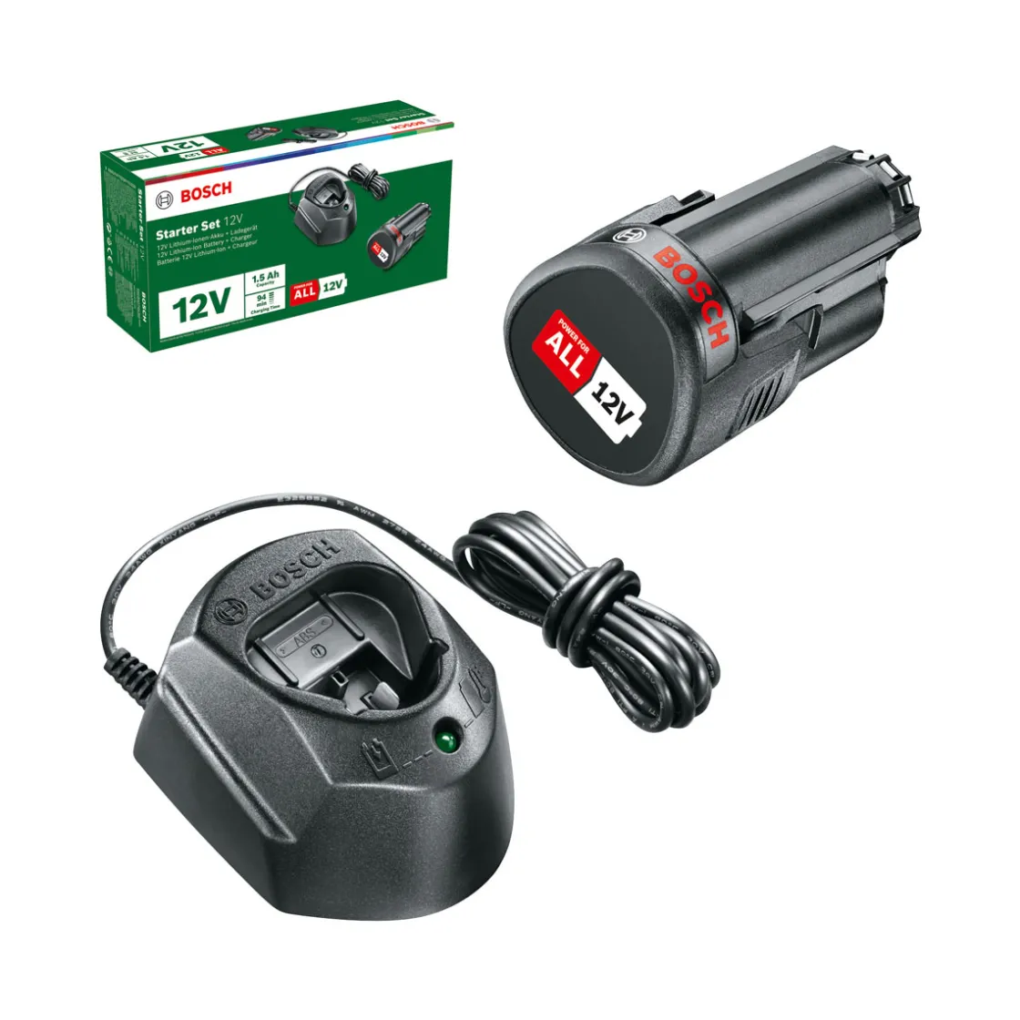 Akku und Ladegerät GAL 1210 CV 1,5 Ah ^ Bosch Outlet