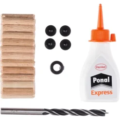 DIY Dübelset 6 x 30 mm 32- teilig ^ Bosch New