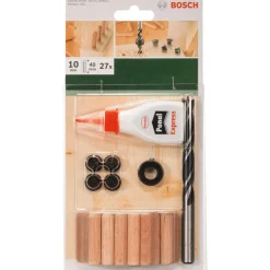 DIY Dübelset 10 x 40 mm 27- teilig ^ Bosch New