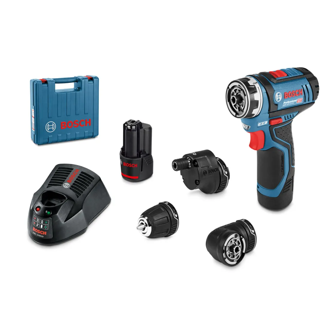 Akku-Bohrschrauber-Set GSR 12V-15 FC ^ Bosch Professional Hot