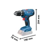 Akku-Bohrschrauber-Set GSR 18V-21 ^ Bosch Professional New